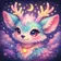 A colorful and abstract fox avatar with geometric shapes, ideal for a playful profile picture.